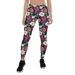 Mother's Day Gift, Mother's Day Leggings Beautiful Floral Flowers Pattern Women's Leggings