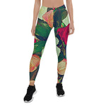 Mother's Day Gift, Mother's Day Leggings Beautiful Floral pretty Roses Gadern Women's Leggings