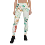 Mother's Day Gift, Mother's Day Leggings Beautiful Flowers Floral Pattern Women's Leggings