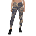 Mother's Day Gift, Mother's Day Leggings Beautiful flowers peonies, roses and butterflies Women's Leggings
