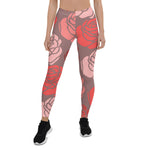 Mother's Day Gift, Mother's Day Leggings Bed of Roses Flower Women's Leggings