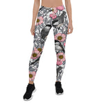 Mother's Day Gift, Mother's Day Leggings Chickadees in the Wild Rose Women's Leggings