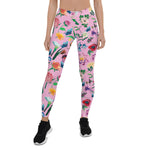 Mother's Day Gift, Mother's Day Leggings Colorful Assorted Flowers Women's Leggings