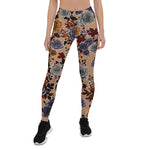 Mother's Day Gift, Mother's Day Leggings Colorful Roses Garden Vintage Women's Leggings