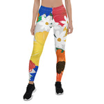 Mother's Day Gift, Mother's Day Leggings Colorful Spring Floral Women's Leggings