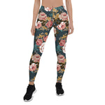 Mother's Day Gift, Mother's Day Leggings Cute Rose Flower Patter 1 Women's Leggings