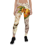 Mother's Day Gift, Mother's Day Leggings Delicate Vintage Roses Women's Leggings