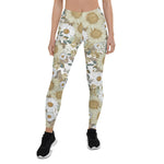 Mother's Day Gift, Mother's Day Leggings Floral Country Flower Women's Leggings