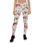 Mother's Day Gift, Mother's Day Leggings Floral Pattern Flower Women's Leggings