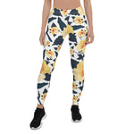 Mother's Day Gift, Mother's Day Leggings Floral seamless pattern with Roses Flower Women's Leggings