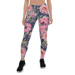 Mother's Day Gift, Mother's Day Leggings Floral Watercolor Botanicals Flower Women's Leggings