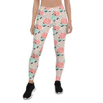 Mother's Day Gift, Mother's Day Leggings Retro Roses Women's Leggings