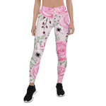 Mother's Day Gift, Mother's Day Leggings Rose Floral Pattern Women's Leggings