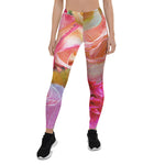 Mother's Day Gift, Mother's Day Leggings Vibrant Field of Roses Women's Leggings