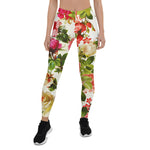 Mother's Day Gift, Mother's Day Leggings Vintage Summer Pink Rose Peonies Flowers 1 Women's Leggings