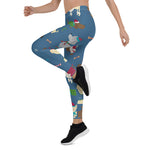 Scotstee Shop - Just Love Dog Ugly Christmas Holiday Adorable Cute Christmas Dogs Women's Christmas Leggings