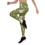 Scotstee Shop - Animal Vintage Christmas Sheep Gift Women's Christmas Leggings