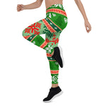 Scotstee Shop - Beautiful Christmas Knit Wallpaper Gift Women's Christmas Leggings
