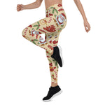 Scotstee Shop - Christmas Bells Tree and Santa Claus Gift Xmas Women's Leggings