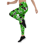 Scotstee Shop - Christmas Border Collie Green Gift Xmas Women's Leggings