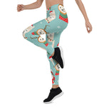 Scotstee Shop - Christmas Cute Sloth Unicorn Llama Xmas Holidays Women's Leggings
