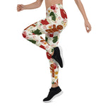 Scotstee Shop - Christmas Gingerbread Pattern Holiday Xmas Women's Leggings