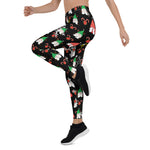 Scotstee Shop - Christmas Gnome And Candy Cane Gift Xmas Women's Leggings