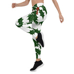Scotstee Shop - Christmas Holly and Berries Pattern Xmas Gift Women's Leggings
