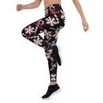 Scotstee Shop - Holiday Candy Canes and Snowflakes Christmas Gift Halloween Women's Leggings
