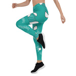 Scotstee Shop - Christmas Lawn Stocking Decorations Gift Xmas Women's Leggings