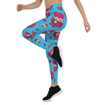 Scotstee Shop - Christmas Nutcracker Toy, Blue Snowflake Gift Xmas Women's Leggings