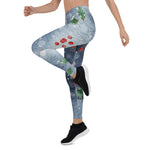 Scotstee Shop - Christmas Party Art Holly Xmas Women's Leggings