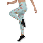 Scotstee Shop - Christmas Party Seamless Wrapping Pattern Gift Xmas Women's Leggings
