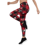 Scotstee Shop - Christmas Plaid and Snowflakes Gift Xmas Women's Leggings