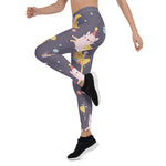 Scotstee Shop - Llamas Large Christmas Halloween Women's Leggings