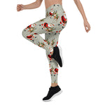 Scotstee Shop - Christmas Retro Santa and Reindeer Funny Xmas Gift Women Christmas Leggings