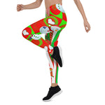 Scotstee Shop - Christmas Socks and Santa Xmas Women Christmas Leggings