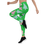 Scotstee Shop - Christmas Tree Pattern Pastel Pink Purple Green Christmas Gift Women Christmas Leggings