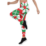 Scotstee Shop - Christmas Ugly Sweater Pattern Holiday Women Christmas Leggings
