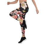 Mother's Day Gift, Mother's Day Leggings Abstract Solid Flowers Full Arrangement Women's Leggings