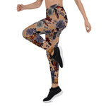 Mother's Day Gift, Mother's Day Leggings Colorful Roses Garden Vintage Women's Leggings