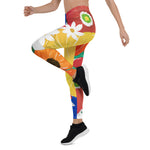Mother's Day Gift, Mother's Day Leggings Colorful Spring Floral Women's Leggings