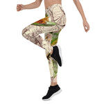 Mother's Day Gift, Mother's Day Leggings Delicate Vintage Roses Women's Leggings