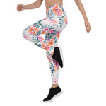 Mother's Day Gift, Mother's Day Leggings Gadern Roses Pattern Women's Leggings