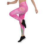 Mother's Day Gift, Mother's Day Leggings Garden Roses Watercolor Women's Leggings