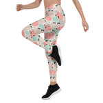 Mother's Day Gift, Mother's Day Leggings Retro Roses Women's Leggings
