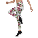 Mother's Day Gift, Mother's Day Leggings Summer Bouquets Flower Women's Leggings