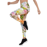 Mother's Day Gift, Mother's Day Leggings Summer Bouquets of Flowers Women's Leggings