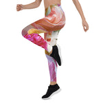 Mother's Day Gift, Mother's Day Leggings Vibrant Field of Roses Women's Leggings