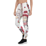 Scotstee Shop - Beautiful Red Christmas Watercolor, Gift Women's Christmas Leggings